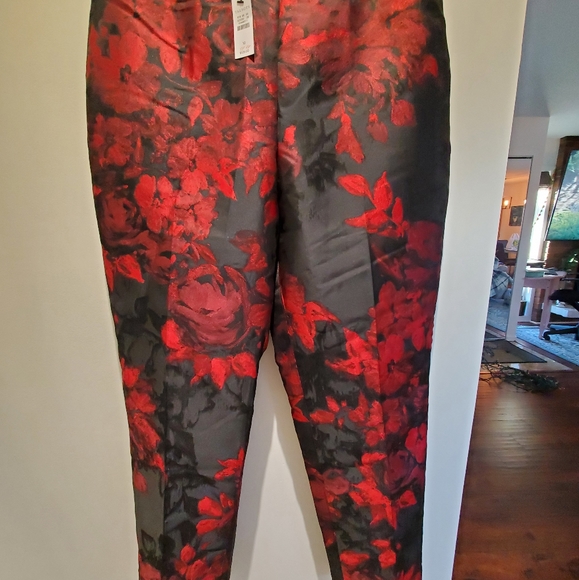 RSVP by Talbot Ankle Pants Floral Size 10 - Picture 4 of 5